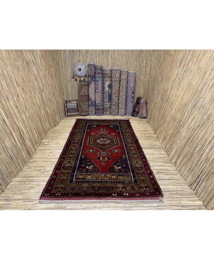 Turkish Nomadic Handmade Wool on Wool Carpet – FREE SHIPPING..!